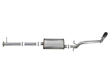 Load image into Gallery viewer, aFe Mach Force-XP Exhaust 3in CB SS 15-17 GM Colorado/Canyon 2.5L/3.6L Side Exit w/ Black Tip - 49-44058-B