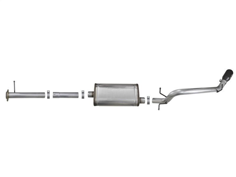 aFe MACH Force-Xp 3.0in 304 SS Cat-Back Exhaust w/ Black Tip 17-18 GM Colorado/Canyon - 49-44097-B