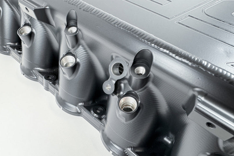 CSF Gen 2 B58 Race X Charge-Air-Cooler Manifold - Thermal Black Finish - 8400B