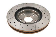 Load image into Gallery viewer, DBA 13-19 Lexus ES300h Front Street Series Drilled &amp; Slotted Rotor w/Gold Hat - DBA2709X