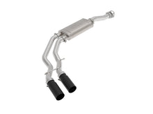 Load image into Gallery viewer, aFe Rebel 3in 409 SS Cat-Back Exhaust 2021 Ford F-150 V6 2.7L/3.5L (tt)/V8 5.0L w/ Black Tips - 49-43128-B