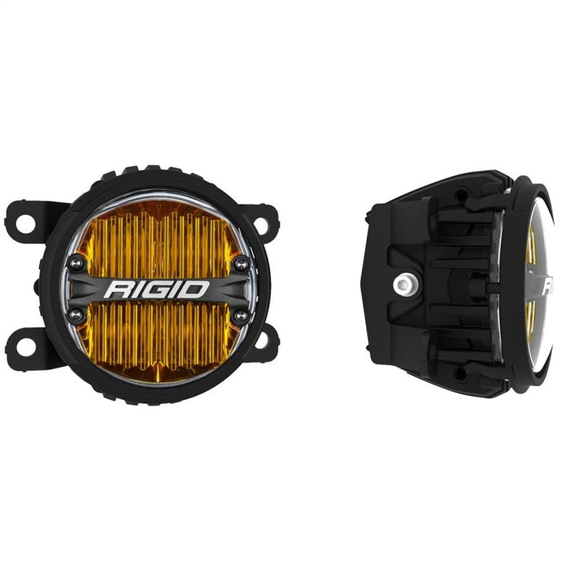 Rigid Industries 12-18 Subaru BRZ / 12+ WRX STI s360-Series 4in LED SAE J583 Fog Light kit - Yellow - 37119