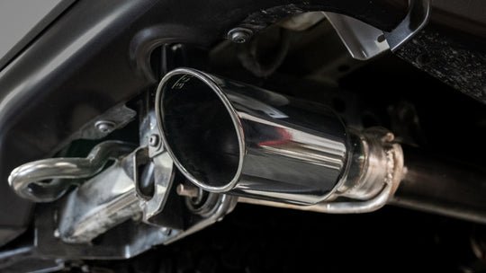 Borla 21-23 Ford Raptor 3in Tail Pipe Kit 4.5in Tip - Black Chrome - 60727BC