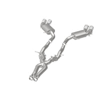 Load image into Gallery viewer, MagnaFlow 2016 Chevy Camaro 6.2L V8 Competition Cat Back w/ Quad Polished Tips - 19265