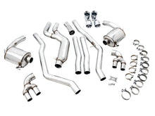 Load image into Gallery viewer, AWE Tuning 2019+ BMW M340i (G20) Non-Resonated Touring Edition Exhaust - Quad Chrome Silver Tips - 3015-42148