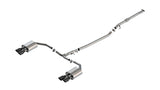 Borla 2025 Kia K5 GT 2.5L 4 Cyl S-type Cat-Back Exhaust w/ 3.5in Black Chrome Tips - 141014BC
