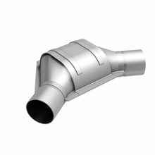 Load image into Gallery viewer, MagnaFlow Universal Catalytic Converter 2.25inch Angled Inlet/Outlet - 99185HM