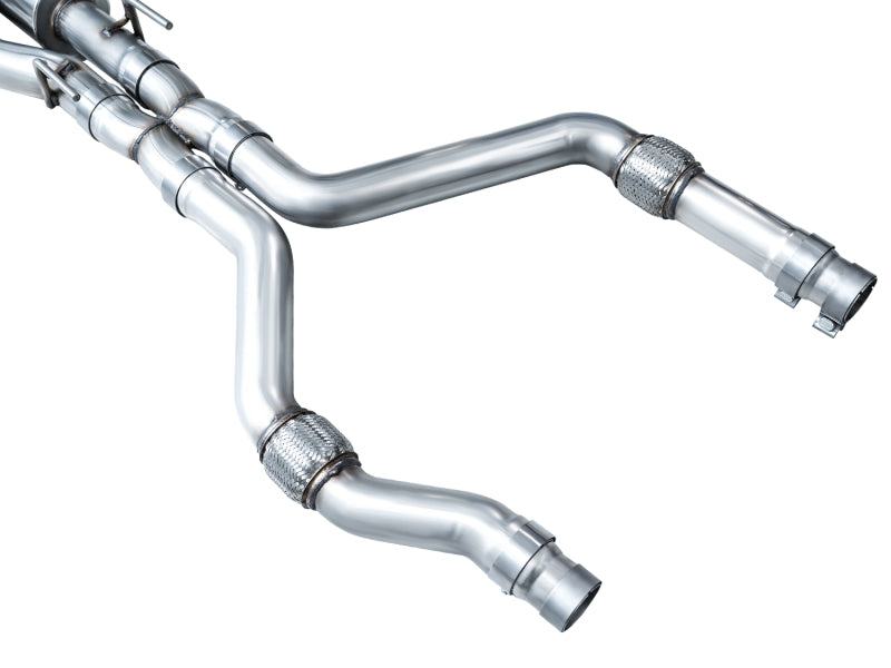 AWE Tuning 2020+ Ford Explorer ST Touring Edition Exhaust w/ Diamond Black Tips - 3015-43625