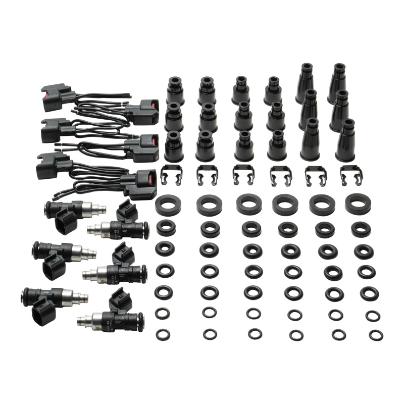 DeatschWerks Universal 6 Cylinder Import Injector Kit - Set of Six 750cc Injectors - 16U-IMP-0750-6