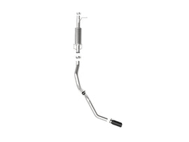 aFe Apollo GT Series 3-1/2in 409 SS Axle-Back Exhaust 17-20 Ford F-250/F-350 6.2/7.3L w/ Black Tips - 49-43116-B