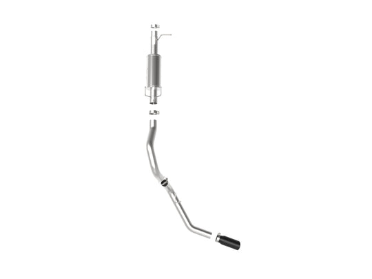 aFe Apollo GT Series 3-1/2in 409 SS Axle-Back Exhaust 17-20 Ford F-250/F-350 6.2/7.3L w/ Black Tips - 49-43116-B