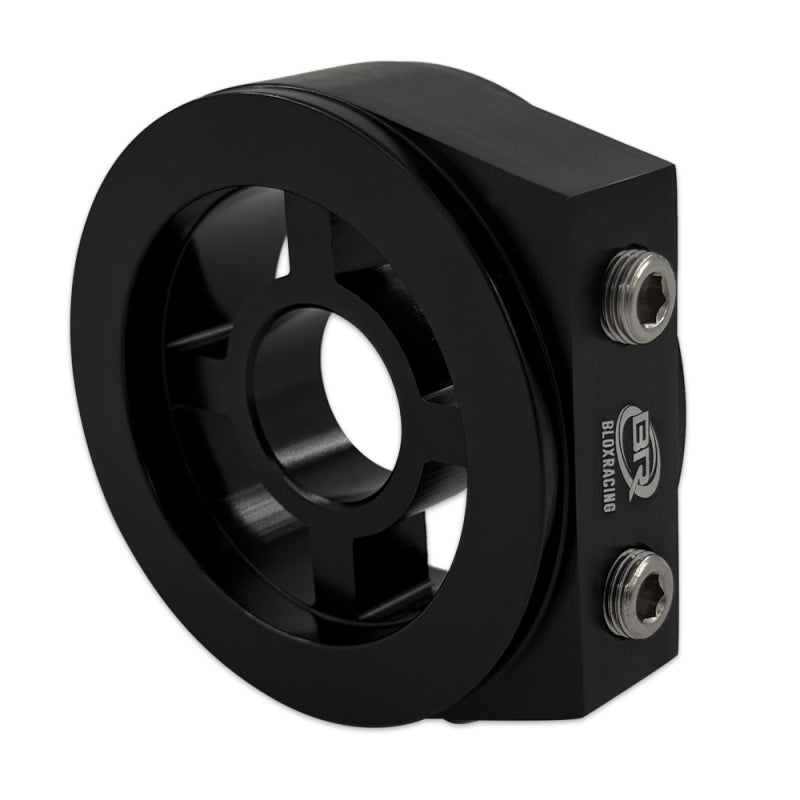 BLOX Racing Oil Filter Block Adapter Black / For Oil Pressure / Oil Temperature - BXGA-00105-BK