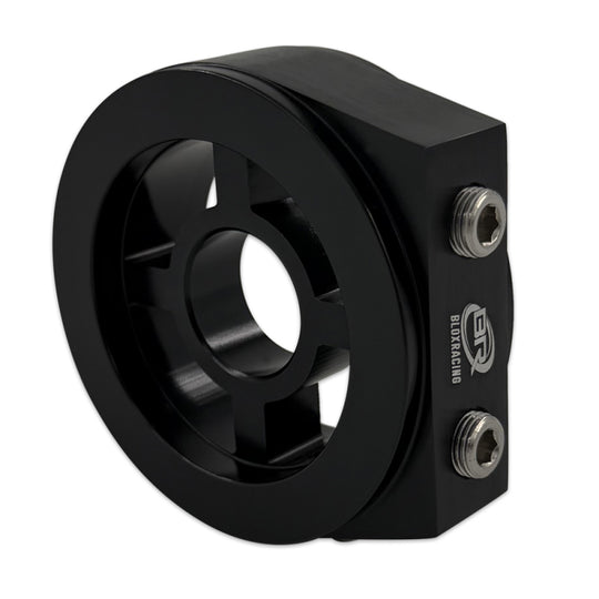 BLOX Racing Oil Filter Block Adapter Black / For Oil Pressure / Oil Temperature - BXGA-00105-BK