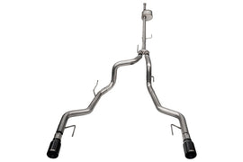 Corsa 2022-2025 Ford F-150 SuperCrew/5.5ft Bed 5.0L V8 Xtreme Cat-Back Dual Rear Exit-Black PVD