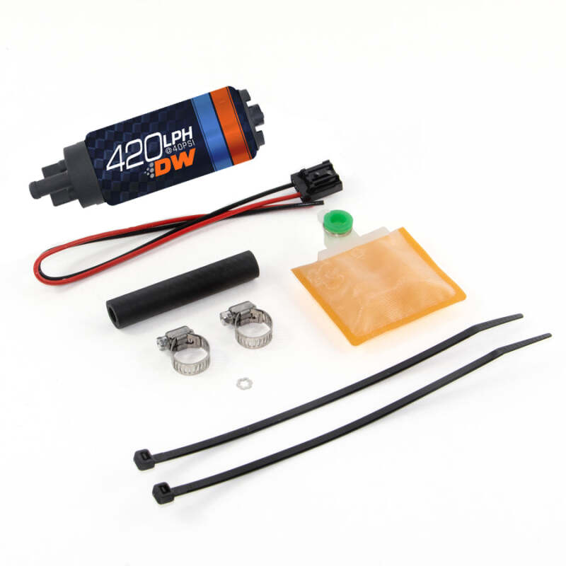 DeatschWerks DW420 Series 420lph In-Tank Fuel Pump w/ Install Kit For Eclipse (All FWD) 90-94 - 9-421-0883