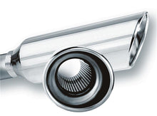 Load image into Gallery viewer, Borla 2.25in Inlet 4in Round Rolled Angle Cut Resonated x 13in Long Exhaust Tip - 20248