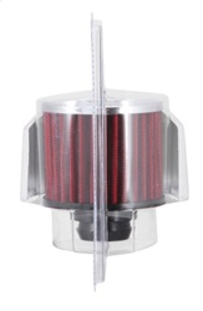 K&N 1in Flange L x 3in OD x 2.5in Height Clamp On Crankcase Vent Filter - 62-1516