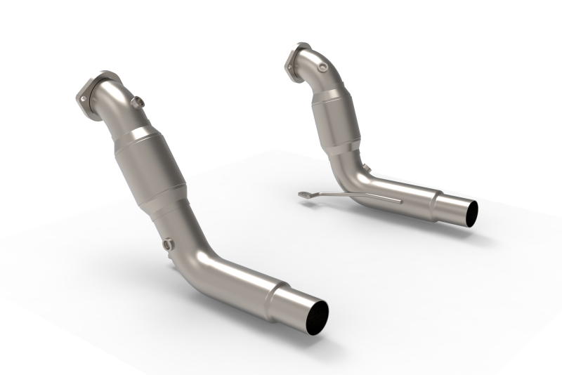 Kooks Headers 25-26 Ford Explorer ST/Aviator Stainless Steel GREEN Catted Downpipes - 15123300