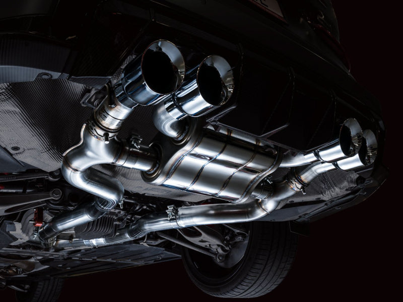 AWE Tuning SwitchPath Cat-Back Exhaust for BMW G8X M3/M4 - Chrome Silver Tips - 3025-43480