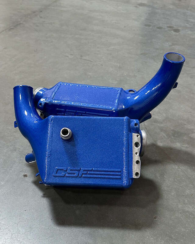 CSF 2025+ BMW G90 M5 / G99 M5 Touring Charge Air Cooler - Marina Bay Blue - 8351MBB