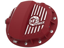 Load image into Gallery viewer, aFe Pro Series GMCH 9.5 Rear Diff Cover Red w/ Machined Fins 19-20 GM Silverado/Sierra 1500 - 46-71140R