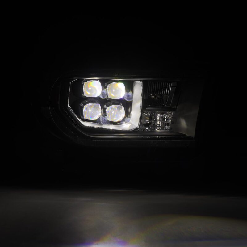 AlphaRex 07-13 Toyota Tundra / 08-17 Sequoia NOVA LED Proj HL Black w/Actv Light Seq. Sig + DRL - 880818