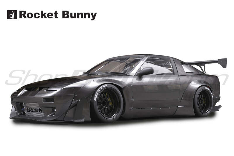 GReddy 89-93 Nissan 240SX Full Rocket Bunny 180/240SX Wide Body Aero Kit w/ Wing - 17020380
