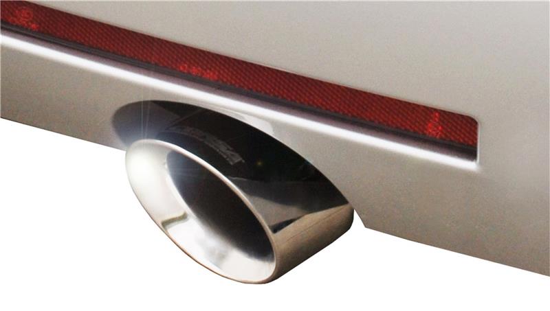 Corsa 2011-2014 Cadillac CTS Wagon V 6.2L V8 Polished Sport Axle-Back Exhaust - 14948