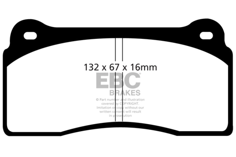 EBC 99-03 Aston Martin DB7 5.9 Orangestuff Front Brake Pads - DP91110