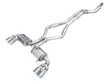 Load image into Gallery viewer, AWE Tuning 22-26 BMW M240i (G42) Touring Edition Exhaust - Chrome Silver Tips - 3015-42240
