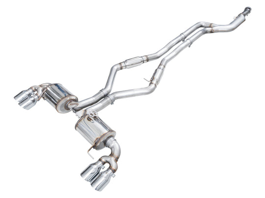 AWE Tuning 22-26 BMW M240i (G42) Touring Edition Exhaust - Chrome Silver Tips - 3015-42240