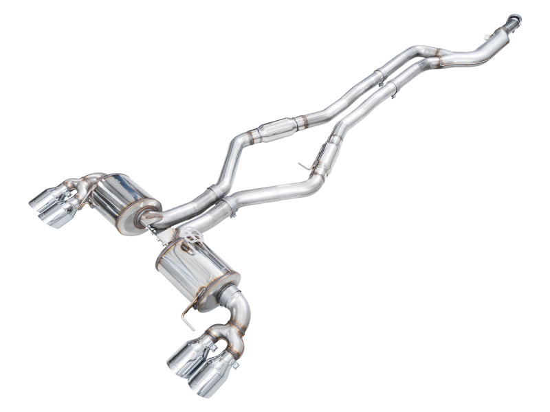 AWE Tuning 22-26 BMW M240i (G42) Touring Edition Exhaust - Chrome Silver Tips - 3015-42240