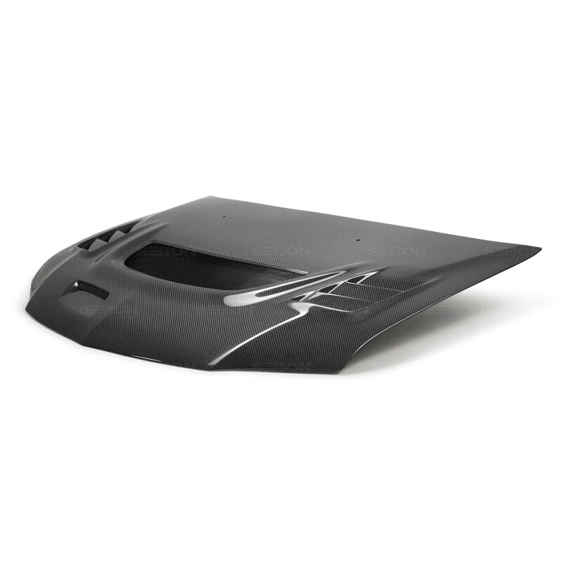 Seibon 03-07 Mitsubishi Evo 8 & 9 CW Carbon Fiber Hood - HD0305MITEVO8-CW