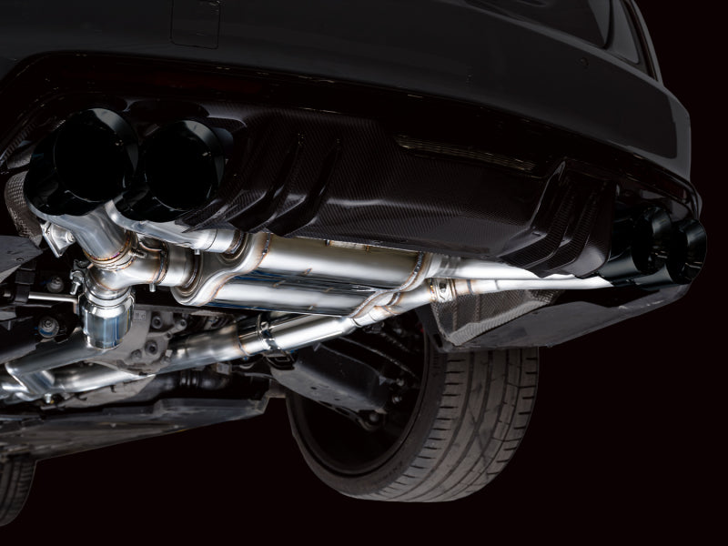 AWE Tuning 22-26 Cadillac CT5-V Blackwing SwitchPath Exhaust - Diamond Black Tips - 3025-43562
