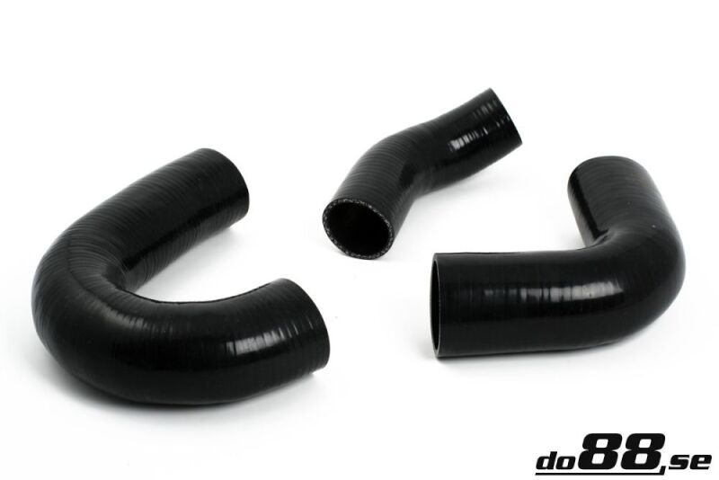 do88 Volvo S40/V40 2.0T/T4 98-04 Pressure Hoses Black - DO88-KIT6S