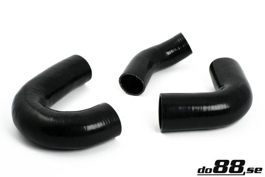 do88 Volvo S40/V40 2.0T/T4 98-04 Pressure Hoses Black - DO88-KIT6S