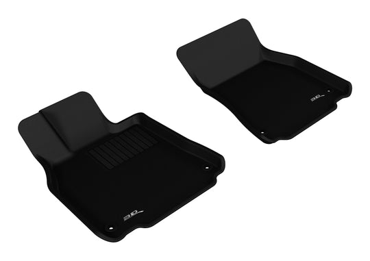 3D MAXpider 2007-2012 Lexus LS460/LS460L Kagu 1st Row Floormat - Black - L1LX04011509