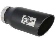 Load image into Gallery viewer, aFe MACH Force-XP 409 SS Right Side Single Wall Exhaust Tip 5in Inlet x 7in Outlet x 15in L - 49T50701-B15