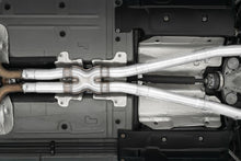 Load image into Gallery viewer, MBRP 15-16 Dodge Challenger 5.7L HEMI SS 3in Quad Split Rear Exit w/ Carbon Fiber Tips - T304 - S71163CF