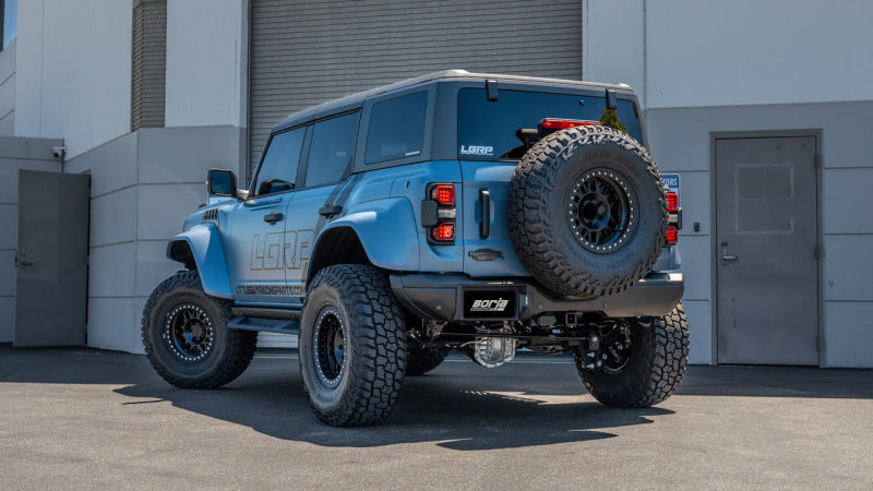 Borla 22-24 Ford Bronco Raptor V6 Turbo AT 2WD / 4WD ATAK Catback Exhaust w/ 4in Black Coated Tips - 140934CB