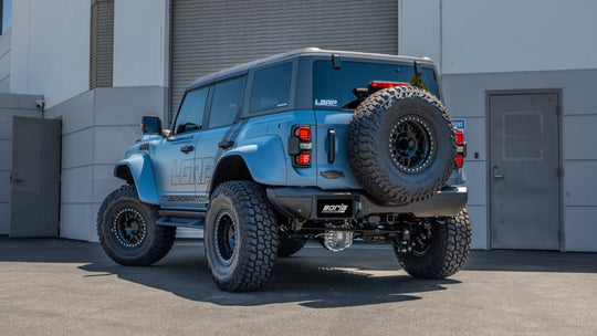 Borla 22-24 Ford Bronco Raptor V6 Turbo AT 2WD / 4WD ATAK Catback Exhaust w/ 4in Black Coated Tips - 140934CB