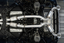 Load image into Gallery viewer, MBRP 23-24 Nissan Z 3.0L Armor Pro T304 Stainless Steel 3in Cat-Back Dual Rear Exit w/ 5in OD CF Tip - S44083CF