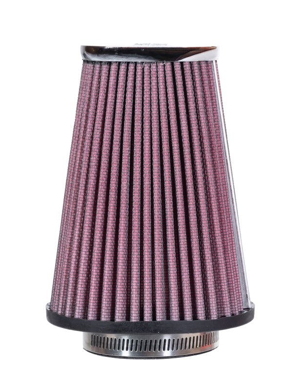 K&N Universal Clamp-On Air Filter 2-7/16in Flange 4-1/2x3-3/4in Base 3x2in Top 6in Height - RC-3680