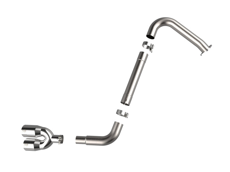 aFe Takeda Axle-Back Exhaust System Hyundai Elantra N Line 21-25 L4-1.6L- Polished Tip - 49-37045-P