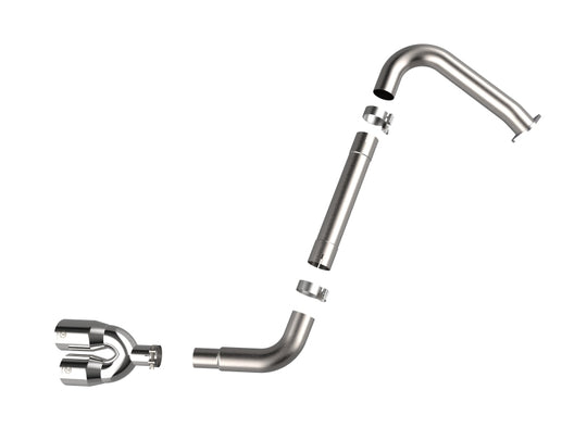 aFe Takeda Axle-Back Exhaust System Hyundai Elantra N Line 21-25 L4-1.6L- Polished Tip - 49-37045-P
