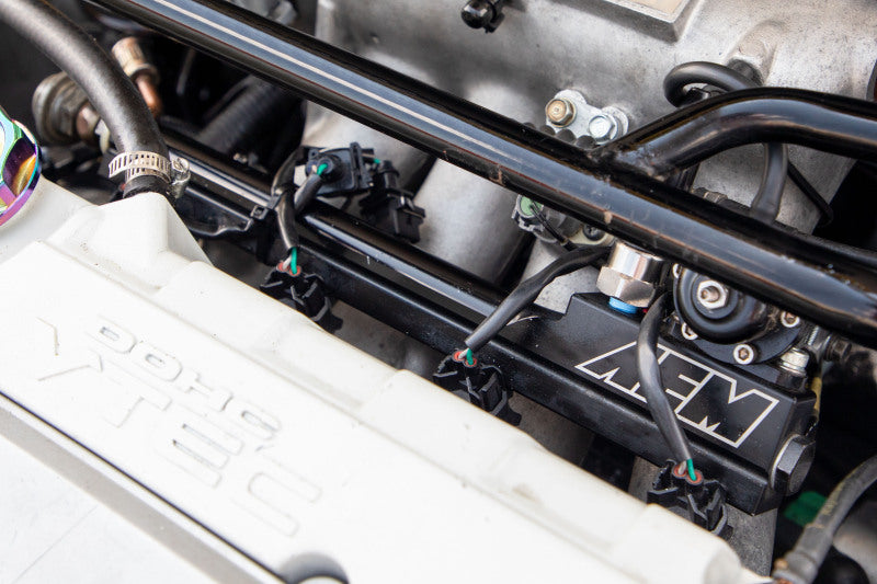 AEM 94-01 Integra Black Fuel Rail - 25-100BK