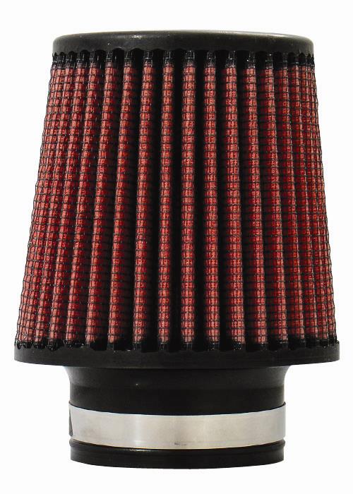 Injen High Performance Air Filter - 2.75 Black Filter 5 Base / 5 Tall / 4 Top - 40 Pleat - X-1010-BR