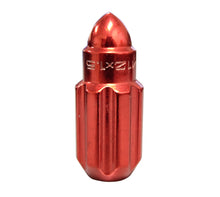 Load image into Gallery viewer, NRG 500 Series M12 X 1.5 Bullet Shape Steel Lug Nut Set - 21 Pc w/Lock Key - Red - LN-LS500RD-21