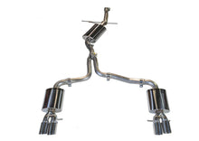 Load image into Gallery viewer, AWE Tuning Audi B8 A5 2.0T Touring Edition Exhaust - Quad Outlet Polished Silver Tips - 3015-42022