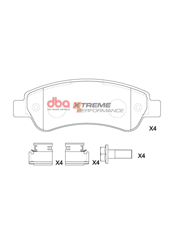 DBA 14-23 Ram ProMaster 1500 XP Performance Rear Brake Pads - DB15173XP